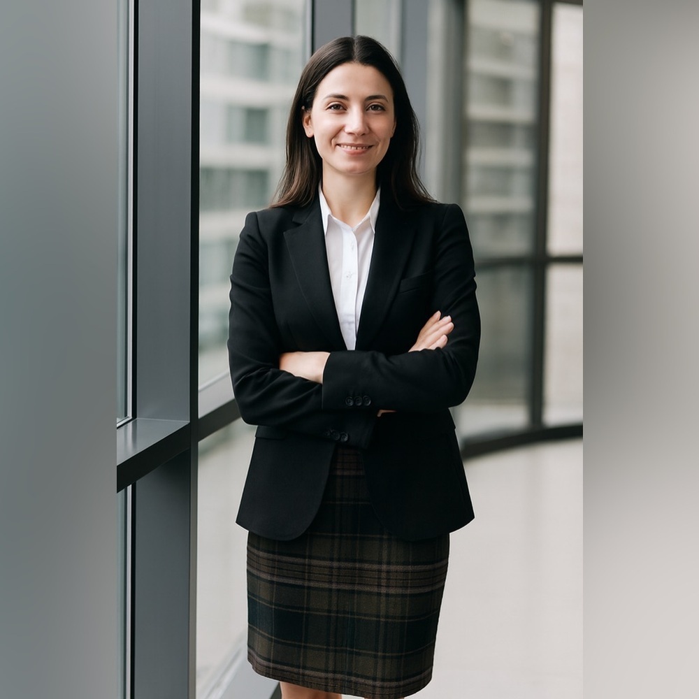 Vintage Liz Claiborne Lizsport 100% Wool Lined Pencil Skirt Size 8 Tartan Plaid